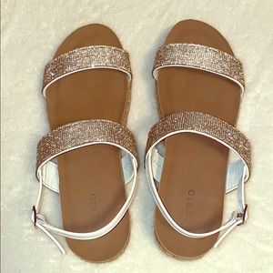 Torrid rhinestone platform sandals